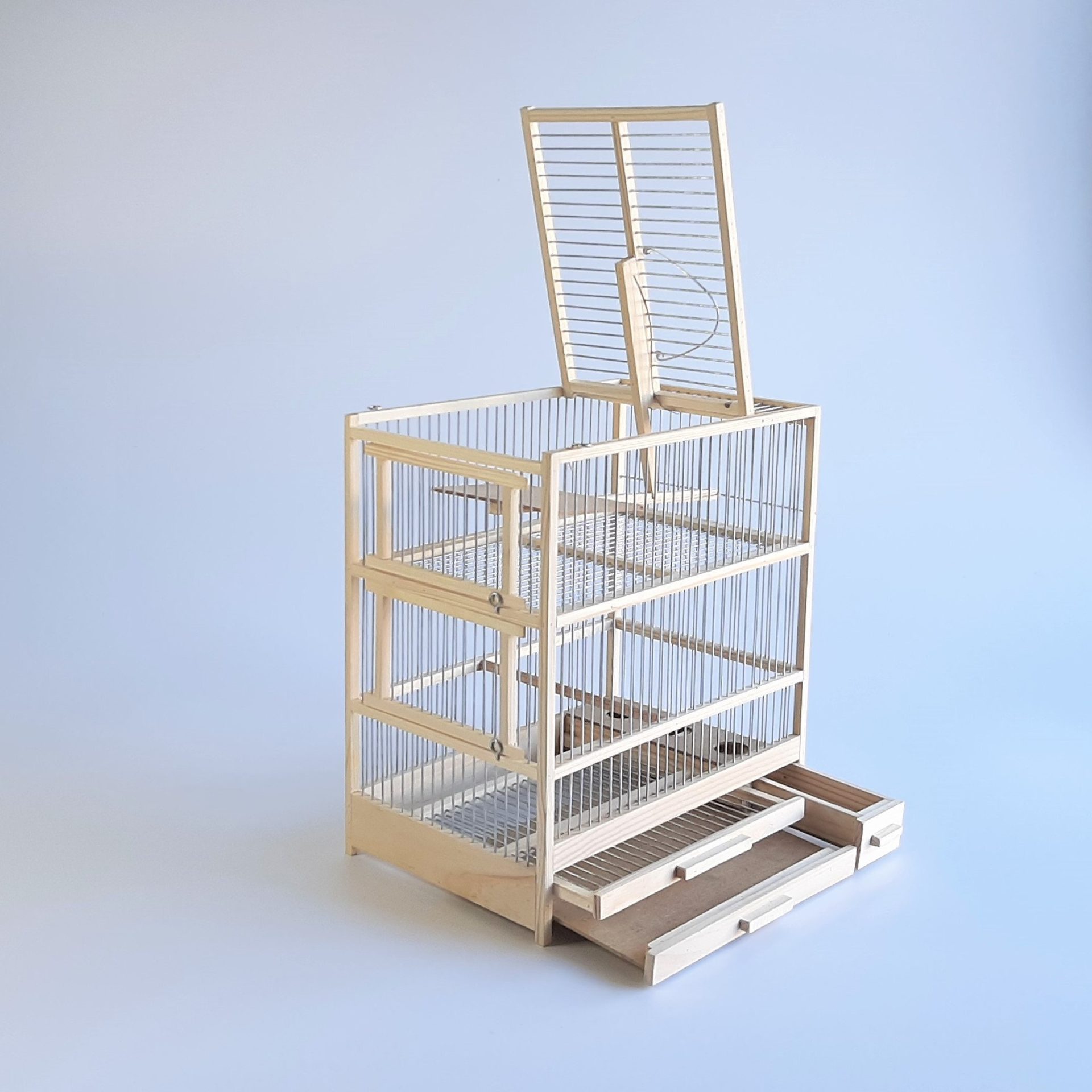 Wooden Bird Cage Trap PadaWorks