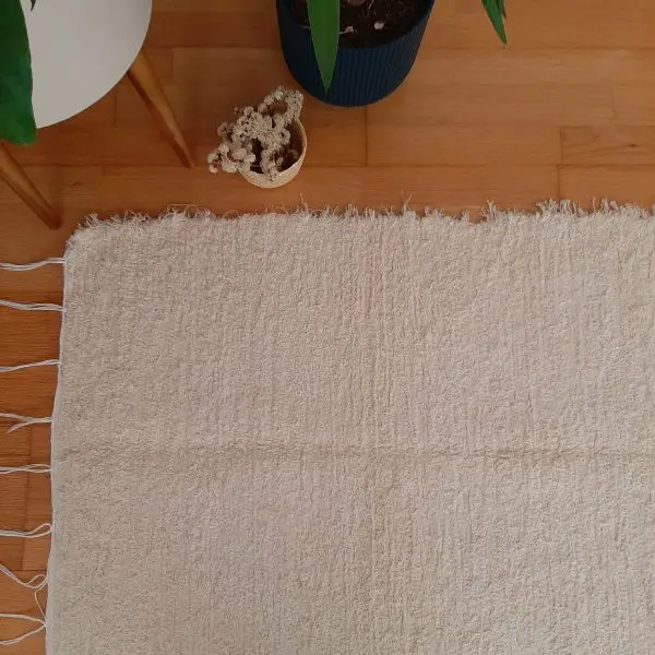 Large Cream Rug - 150x200cm - Soft Rug
