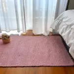 Small Light Pink Rug- 60x110cm - Ring Line Rug