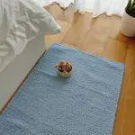 Medium Baby Blue Rug - 70x140cm - Ring Line Rug