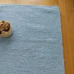 Medium Baby Blue Rug - 70x140cm - Ring Line Rug