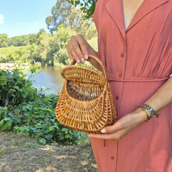 Mini Wicker Bag