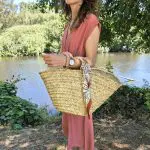 Straw Bag with Rope Handles