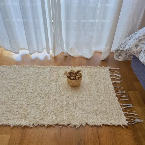 Small Cream Rug - 50x100cm - Soft Rug