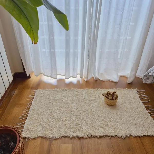 Small Cream Rug - 50x100cm - Soft Rug
