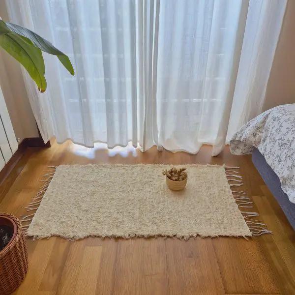 Small Cream Rug - 50x100cm - Soft Rug