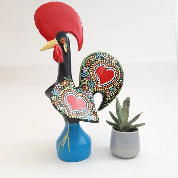 Extra Large Multicolor Portuguese Rooster - 40cm