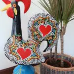 Super Extra Large Multicolor Portuguese Rooster - 50cm