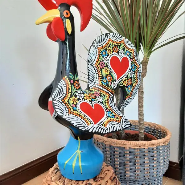 Super Extra Large Multicolor Portuguese Rooster - 50cm