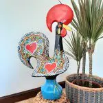 Super Extra Large Multicolor Portuguese Rooster - 50cm
