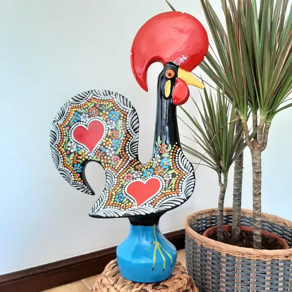 Super Extra Large Multicolor Portuguese Rooster - 50cm