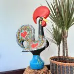 Super Extra Large Multicolor Portuguese Rooster - 50cm