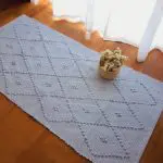 Small Pastel Blue Rug - 50x100cm - Knotted Rug