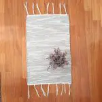 Mini Grey Rug - 30x50cm - Traditional Rug