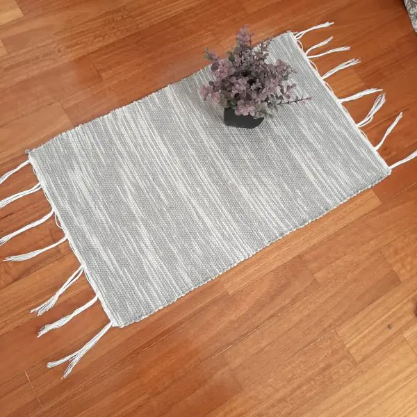 Mini Grey Rug - 30x50cm - Traditional Rug