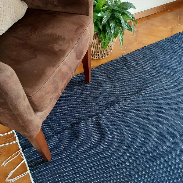 Large Blue Rug - 150x200cm - Traditional Rug