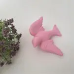 Hand Painted Baby Pink Swallow