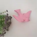 Hand Painted Baby Pink Swallow
