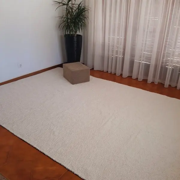 Extra Large Pearl White Rug - 200x300cm - Ring Line Rug