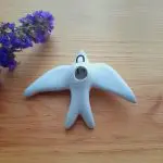 Ceramic Bird To Paint With Relief