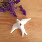 Ceramic Bird To Paint With Relief