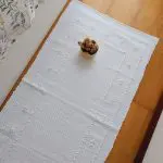 Medium Pure White Rug - 70x140cm - Knotted Rug