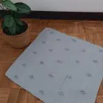 Mini Grey Rug - 50x50cm - Knotted Rug