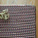 Runner Rug Black White Red 200cm - Traditional Rug