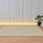 Extra Large Mixed Cream Brown Rug - 200x300cm - Soft Rug