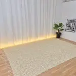 Extra Large Mixed Cream Brown Rug - 200x300cm - Soft Rug