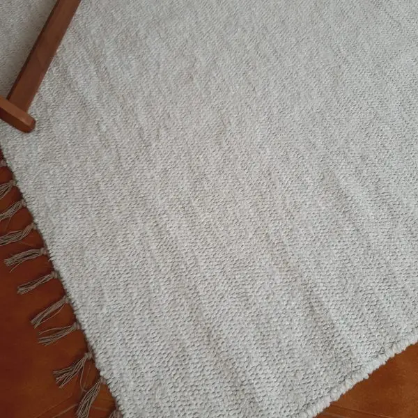 Pure White Rug - 100x150cm - Ring Line Rug