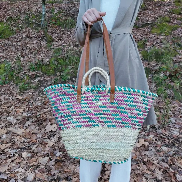 Colorful Basket Bag