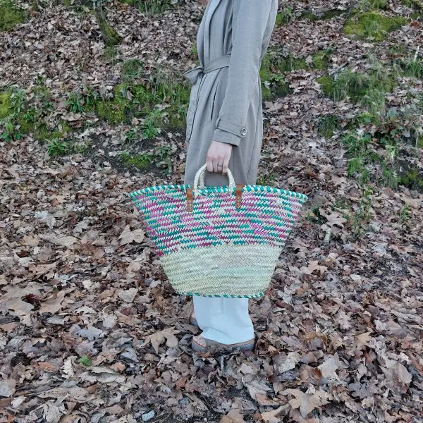 Colorful Basket Bag