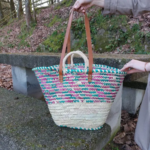 Colorful Basket Bag