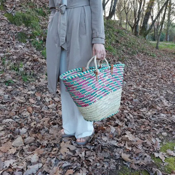 Colorful Basket Bag