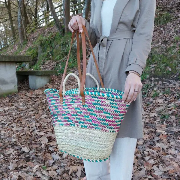 Colorful Basket Bag