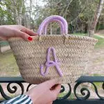 Personalized Basket Bag