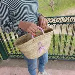 Personalized Basket Bag