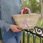 Personalized Basket Bag