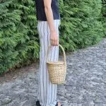 Wicker Handbag Jane Birkin Style - Small Size