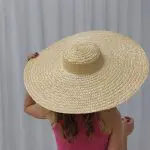 super large straw hat
