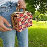 Mini Reed Basket Bag