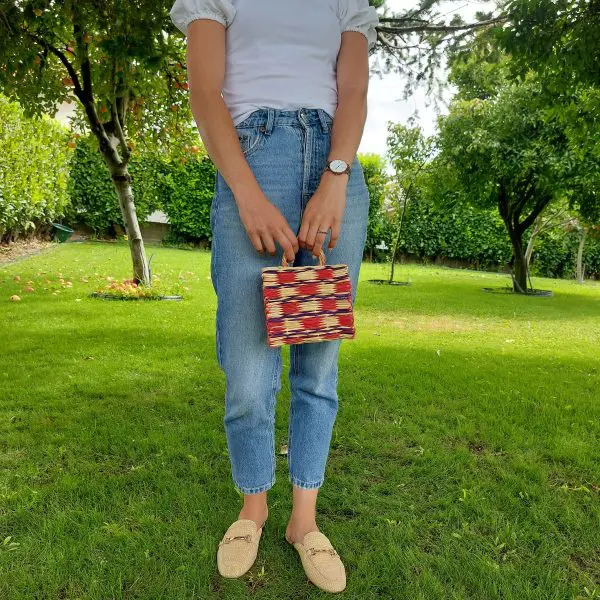 Mini Reed Basket Bag