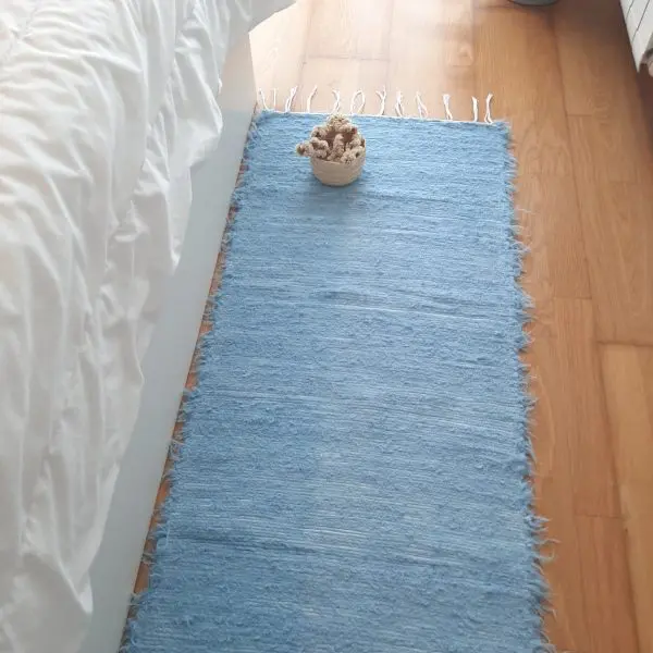 Runner Blue Rug - 50x200cm - Soft Rug