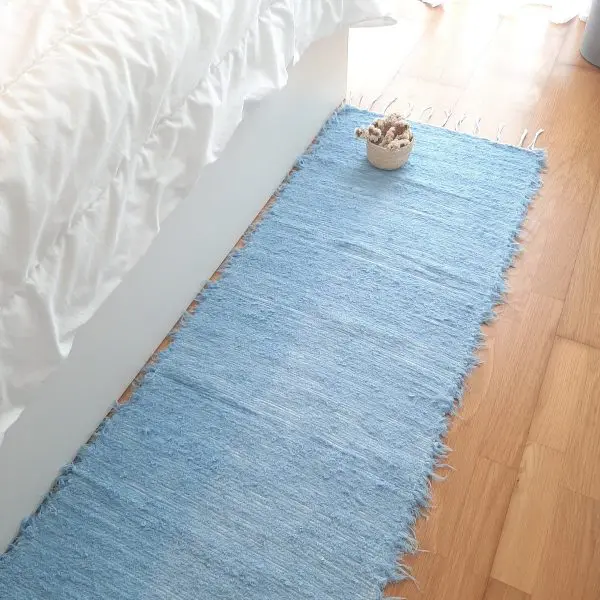 Runner Blue Rug - 50x200cm - Soft Rug