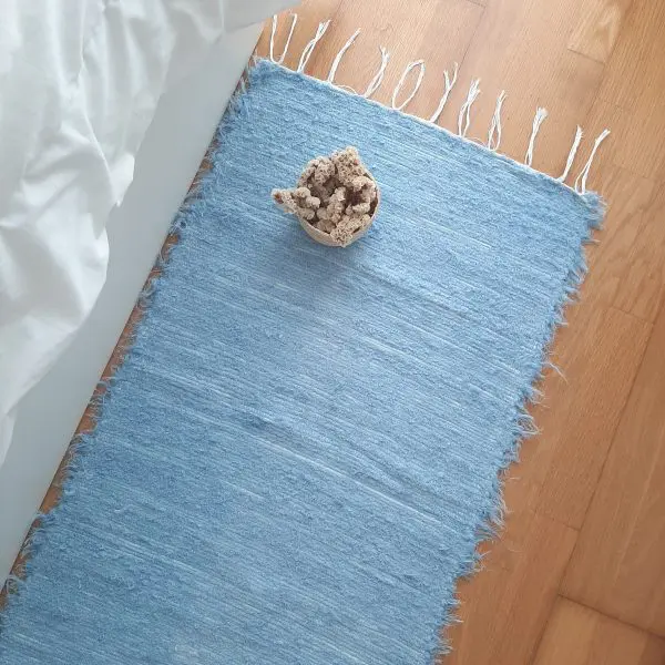 Runner Blue Rug - 50x200cm - Soft Rug