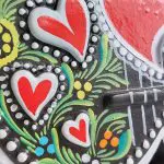 Ceramic Portuguese Guitar With Multicolor Rooster