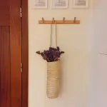 Long Straw Hanging Basket