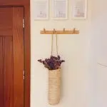 Long Straw Hanging Basket