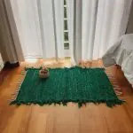 Small Dark Green Rug - 50x100cm - Soft Rug